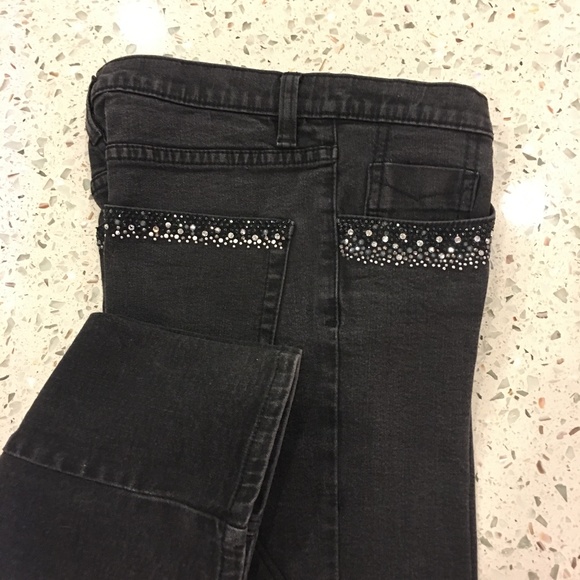 Christine Alexander Denim - Christine Alexander Crystal Studded Jeans